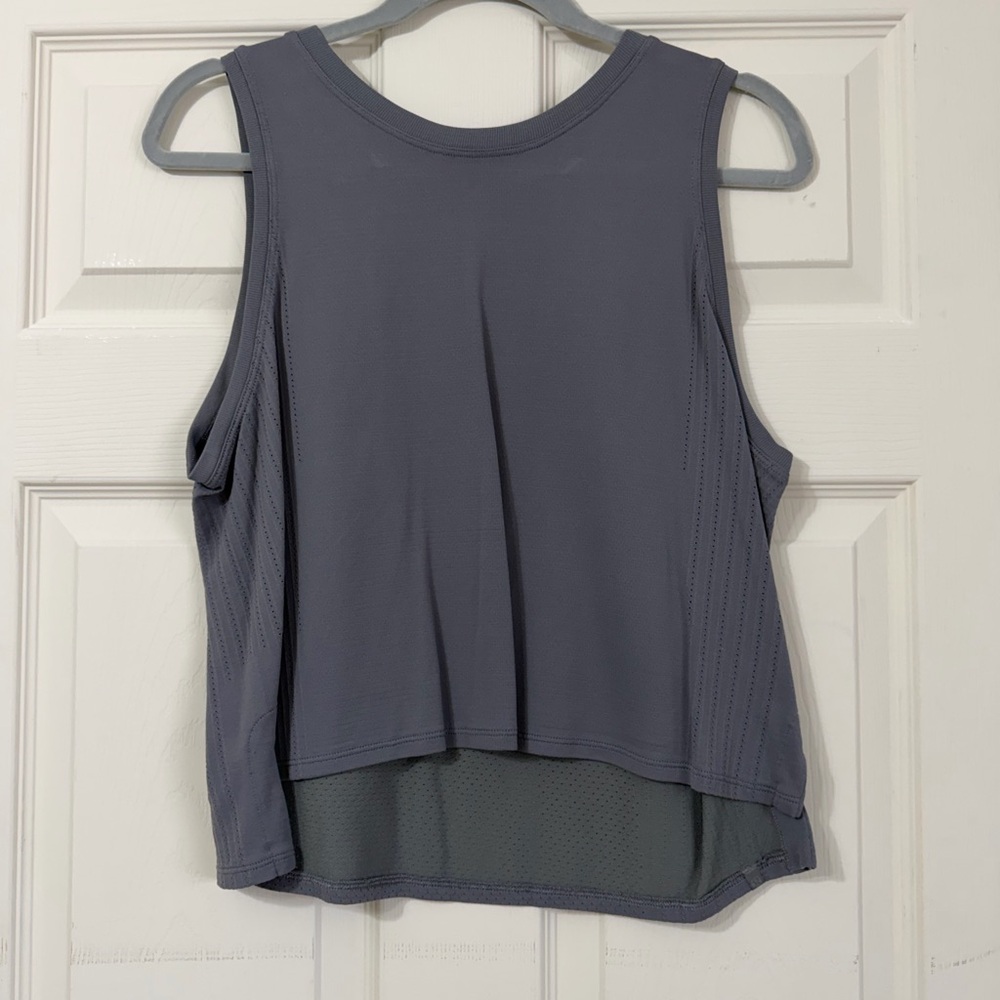 lululemon athletica Sleeveless Mesh-Back Tank - Slate
